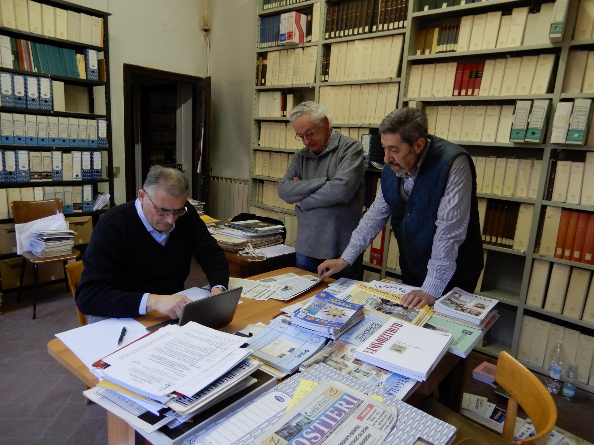 Giancarlo Rota, Roberto Monticini e Lorenzo Oliveri