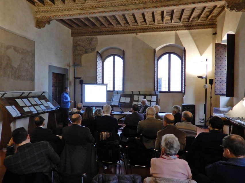 La sala dell'Archivio di Stato di Prato