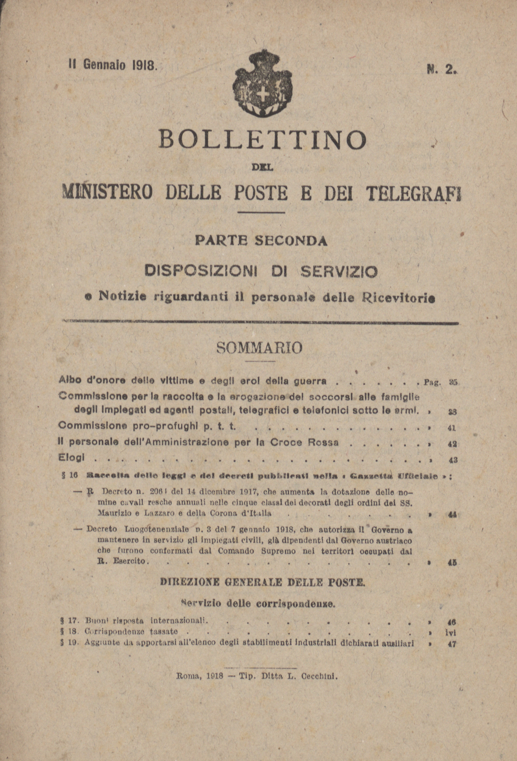 Bollettino Postale (1861-1923)