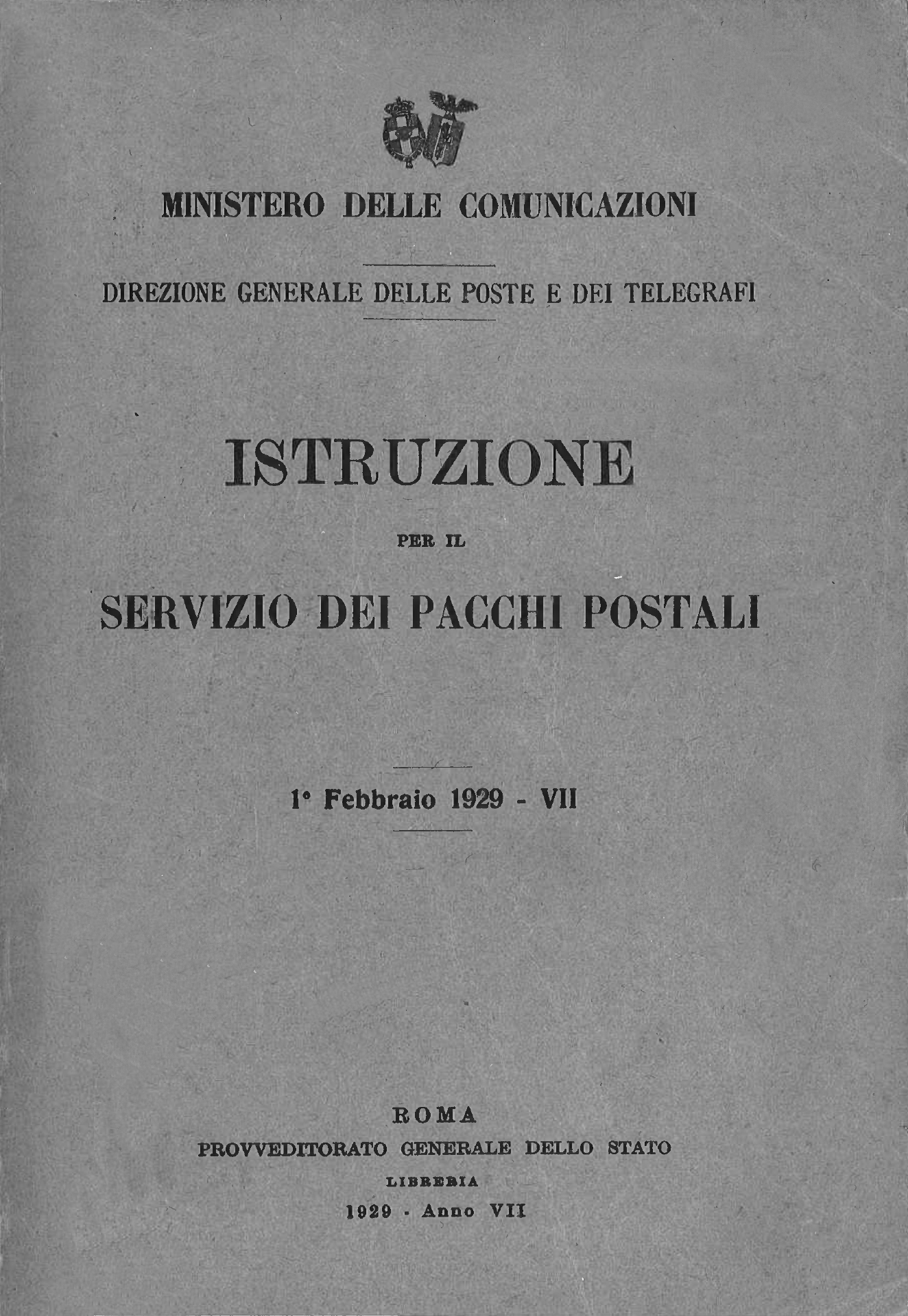 Pubblicazioni non periodiche dell’Amministrazione postale italiana