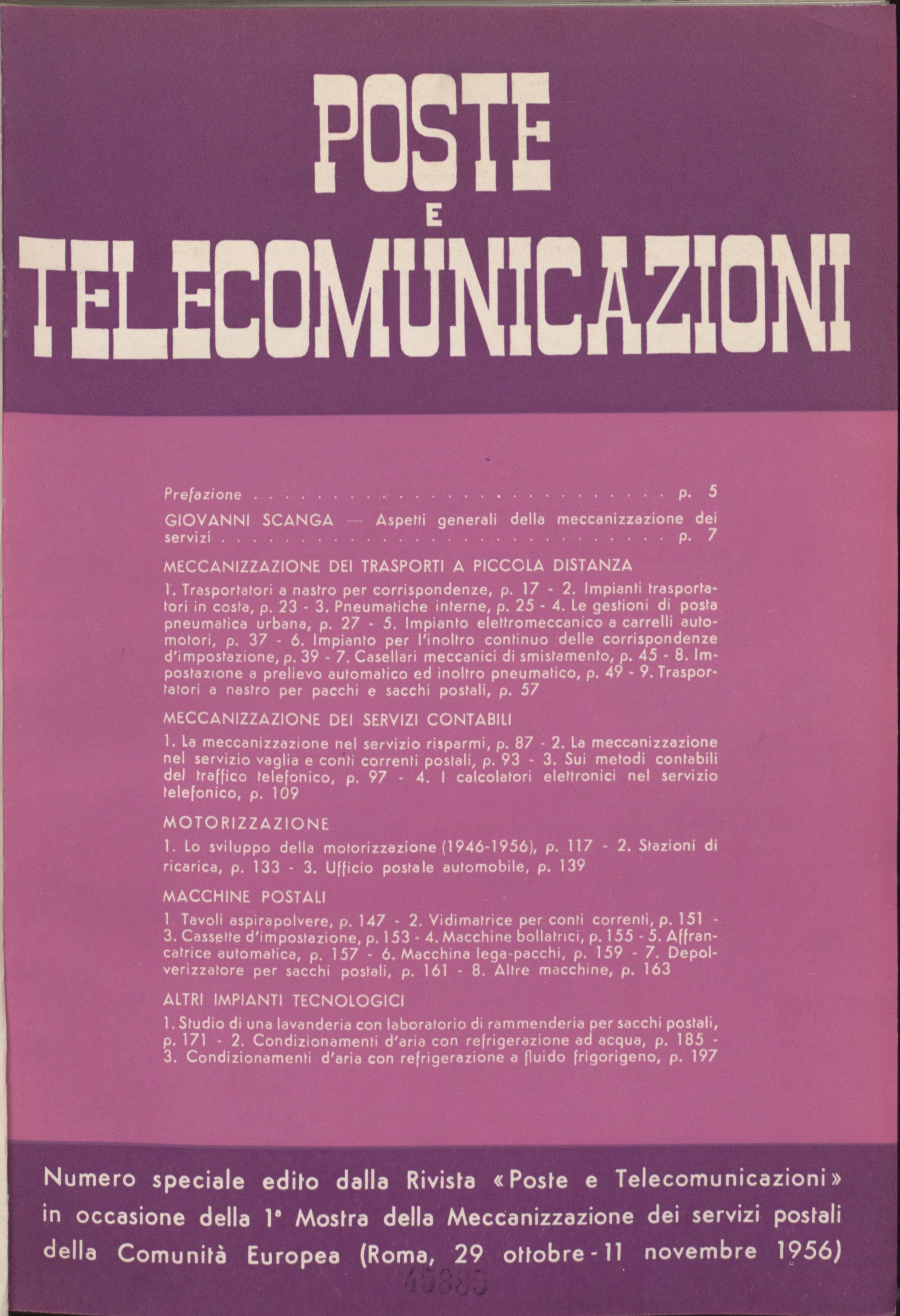 Poste e Telecomunicazioni (1948-1967)