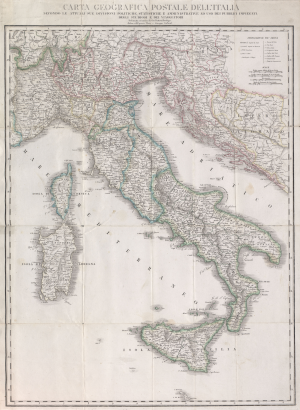 Cartografia postale e itineraria